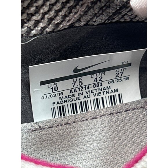 Nike Air Zoom Fearless Flyknit 2 Training Running Shoes US 10 Gray Purple Womens - Picture 5 of 9